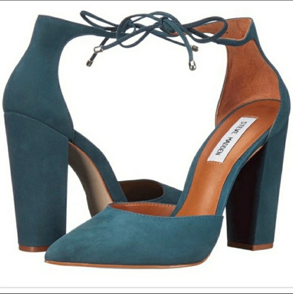 Steve Madden teal Lace-Up Pumps Size 7.5